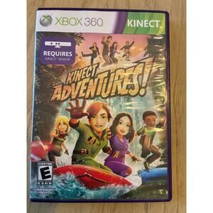 Kinect Adventures (Microsoft Xbox 360, 2010) Kinect Sensor Full Body Gaming Mint